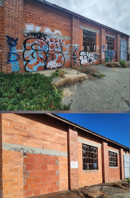 Historic Graffiti Removal in Marina, California